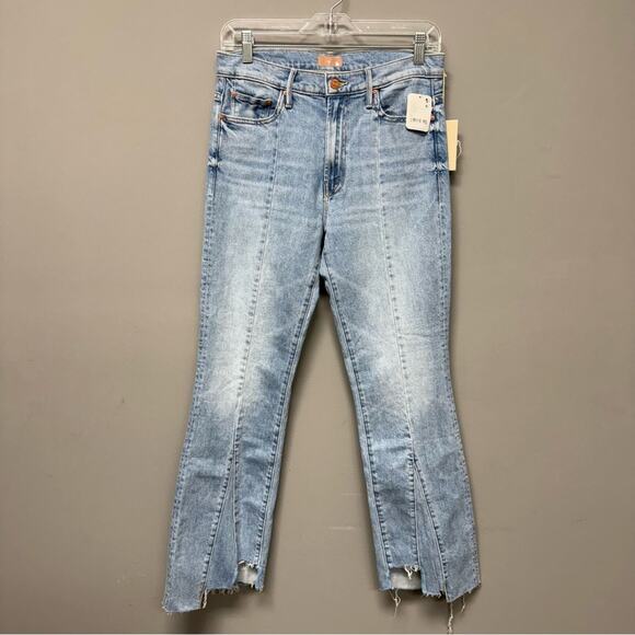MOTHER Insider Crop Pointy Fray Jeans - Picture 2 of 6